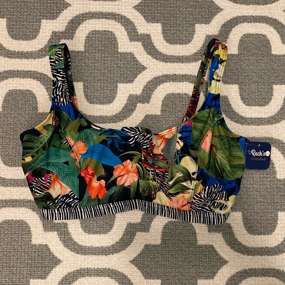 Pour Moi Havana Cami Underwire Bikini Top 38G Tropical NWT